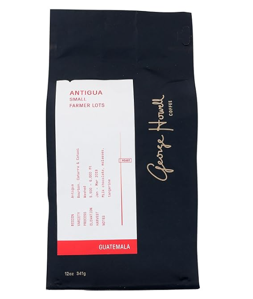 George Howell Coffee Guatemala Whole Bean Coffee, 12 Oz