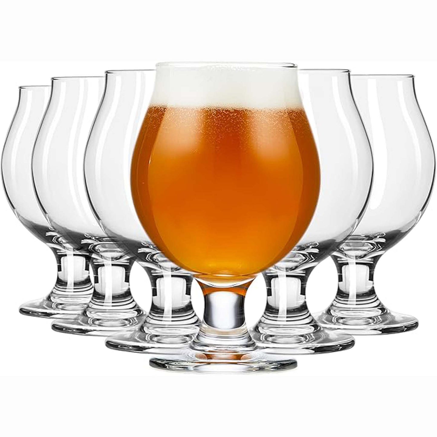 Belgian Beer Glasses - Set of 6