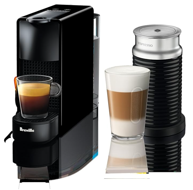 Nespresso Essenza Mini Espresso Machine with Milk Frother