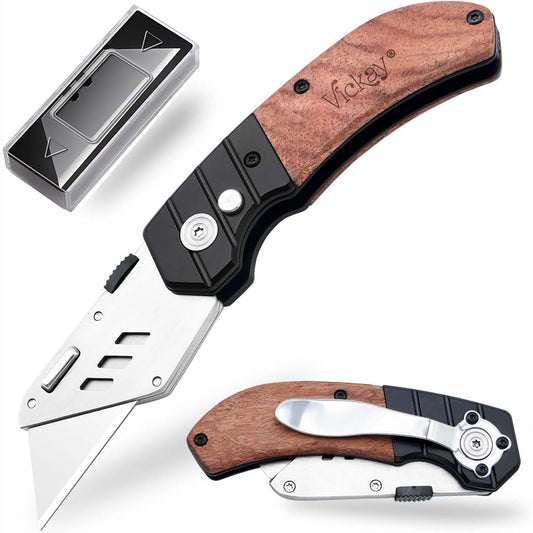 Heavy Duty Utility Knife with Belt Clip