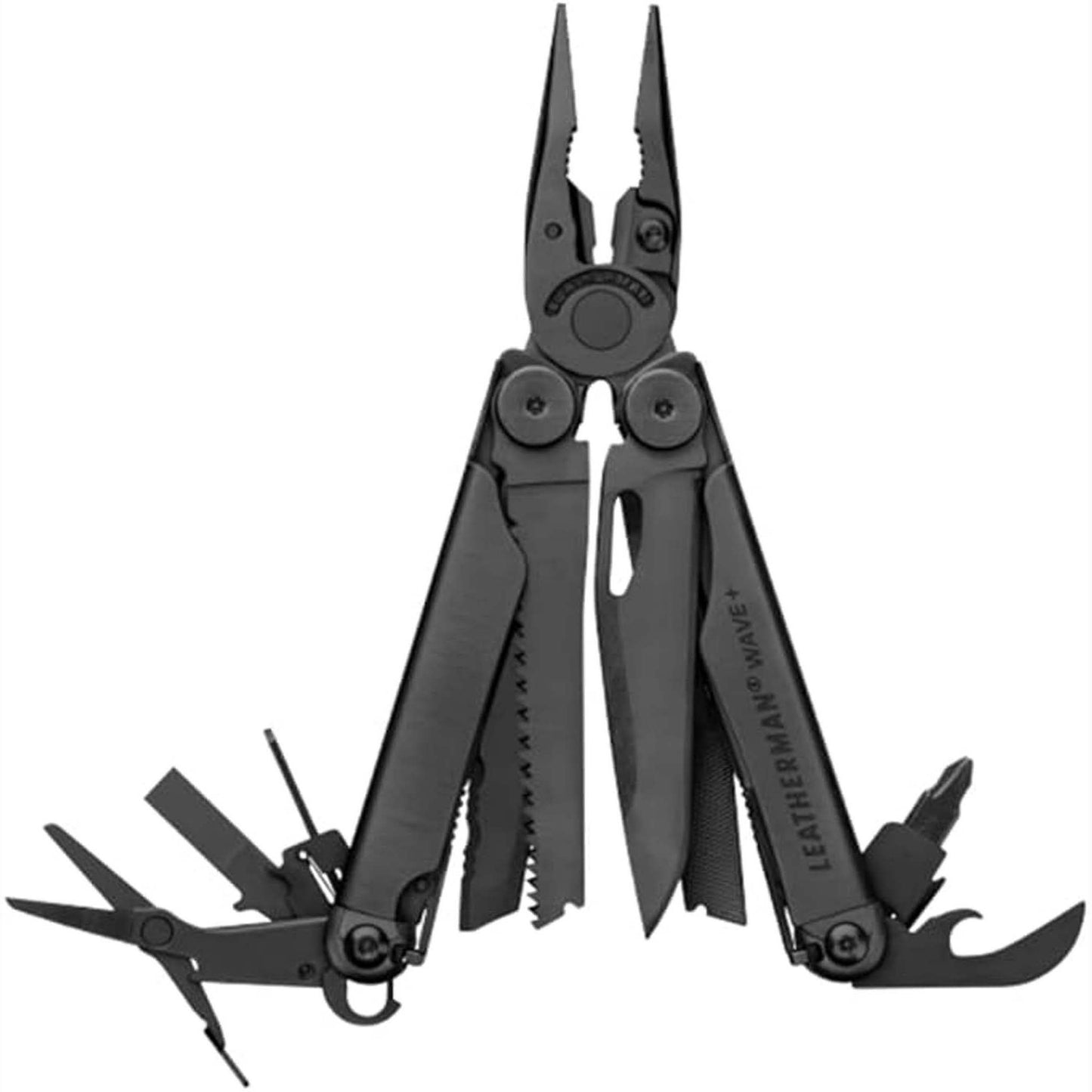 Leatherman Wave+, 18-in-1, Multi-tool for DIY, Home, Garden, Outdoors or Everyday Carry (EDC), Black